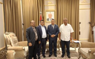 رئيس تيار نهضة اليمن وأمين حزب البعث العربي الاشتراكي يلتقون رئيس مجلس الشورى.